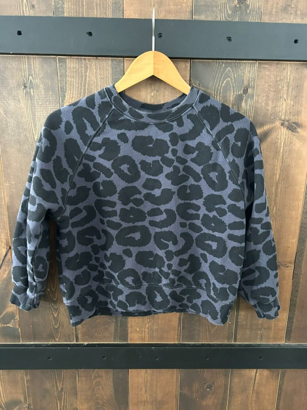 Zara Girls Animal Leopard Print Sweatshirt Size 13-14